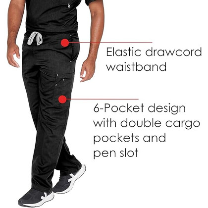 Παντελόνι Ανδρικό Υγειονομικών Barco Grey's Anatomy Preston | Black