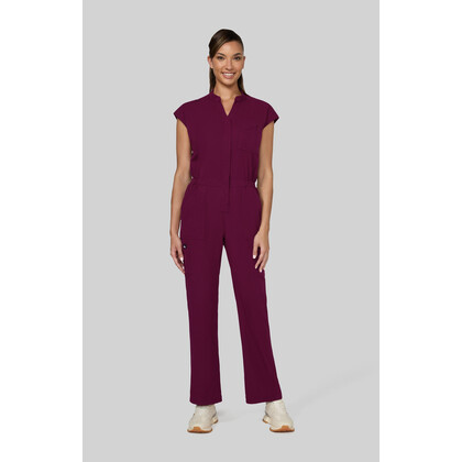Γυναικεία Ιατρική Φόρμα Jumpsuit Solis x koi Anja | Wine (Μπορντώ)
