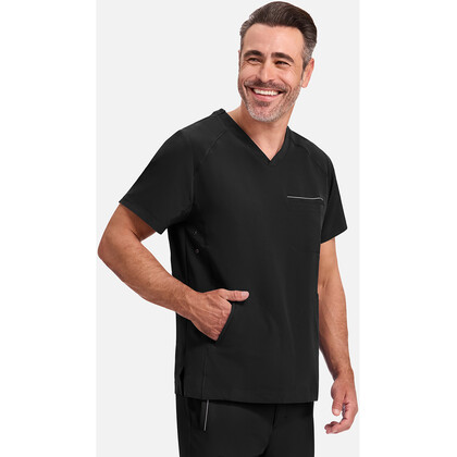 Ανδρική Μπλούζα Healing Hands Steven | V-Neck | 3 Τσέπες | Black