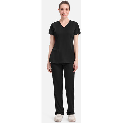 Γυναικεία Μπλούζα Healing Hands Monica | V-Neck | 4 Τσέπες | Black