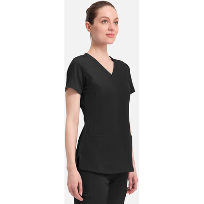 Γυναικεία Μπλούζα Healing Hands Monica | V-Neck | 4 Τσέπες | Black