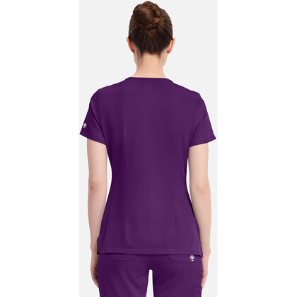 Γυναικεία Μπλούζα Healing Hands Monica | V-Neck | 4 Τσέπες | Eggplant