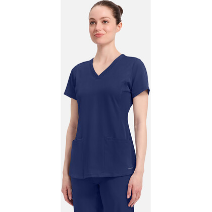 Γυναικεία Μπλούζα Healing Hands Monica | V-Neck | 4 Τσέπες | Navy