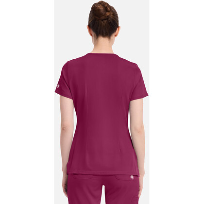 Γυναικεία Μπλούζα Healing Hands Monica | V-Neck | 4 Τσέπες | Wine