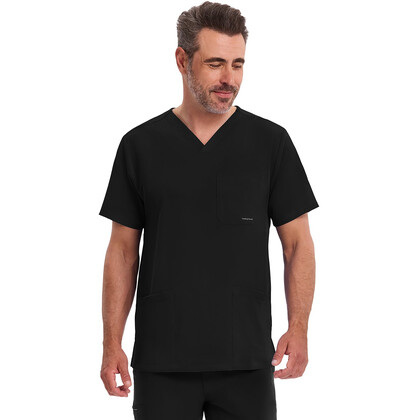 Ανδρική Μπλούζα Healing Hands Mathew | V-Neck | 4 Τσέπες | Black