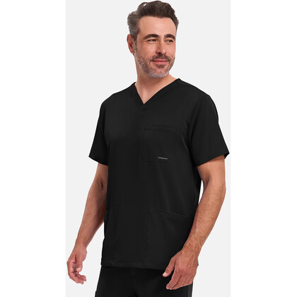 Ανδρική Μπλούζα Healing Hands Mathew | V-Neck | 4 Τσέπες | Black