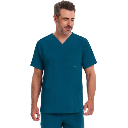 Ανδρική Μπλούζα Healing Hands Mathew | V-Neck | 4 Τσέπες | Caribbean