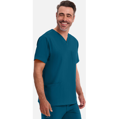 Ανδρική Μπλούζα Healing Hands Mathew | V-Neck | 4 Τσέπες | Caribbean