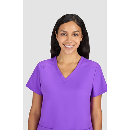 Μπλούζα Γυναικεία Υγειονομικών KOI™ USA Blissful V-Neck Purple Punch