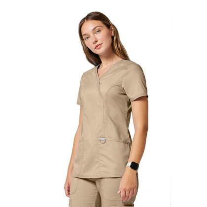 Γυναικεία Μπλούζα Cherokee Revolution | Mock Wrap | 3 Τσέπες | Khaki