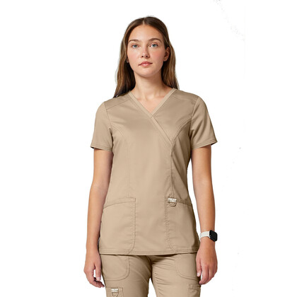 Γυναικεία Μπλούζα Cherokee Revolution | Mock Wrap | 3 Τσέπες | Khaki