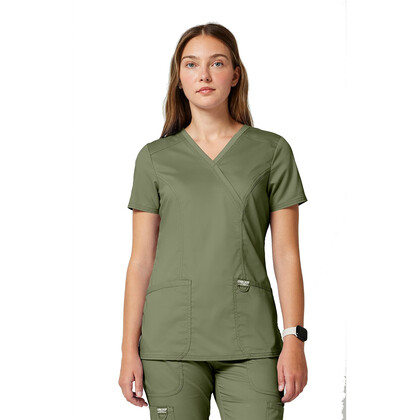 Γυναικεία Μπλούζα Cherokee Revolution | Mock Wrap | 3 Τσέπες | Olive