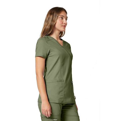 Γυναικεία Μπλούζα Cherokee Revolution | Mock Wrap | 3 Τσέπες | Olive