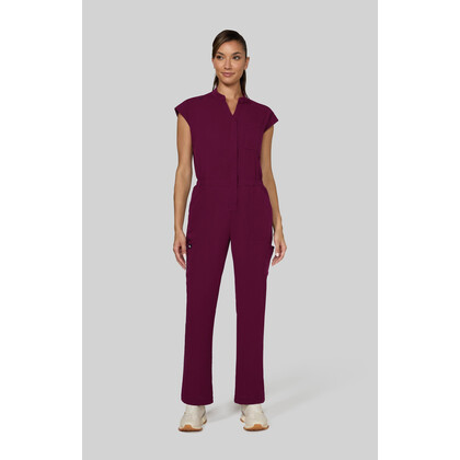Γυναικεία Ιατρική Φόρμα Jumpsuit Solis x koi Anja | Wine (Μπορντώ)