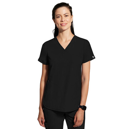 Γυναικεία Μπλούζα Healing Hands Skyler | V-Neck | 2 Τσέπες | Black