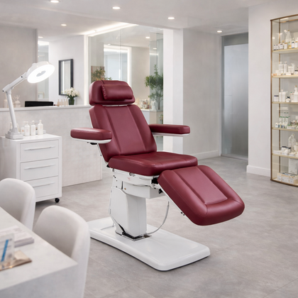 Καρέκλα Πεντικιούρ Jupiter Bordeaux | Επαγγελματική Έδρα