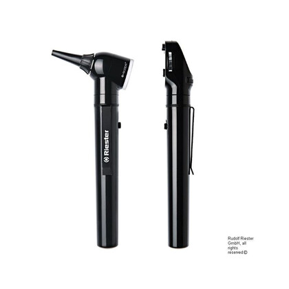 Σετ Ωτοσκοπίου & Οφθαλμοσκοπίου Riester e-scope 3.7V | Μαύρο