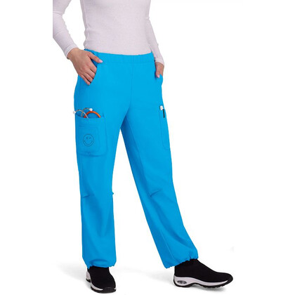 Παντελόνι Γυναικείο Υγειονομικών KOI™ USA Smiley World Jubilant Power Blue