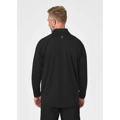 Ανδρική Ιατρική Ζακέτα Fleece Wonderwink 8309 Full Zip | Black