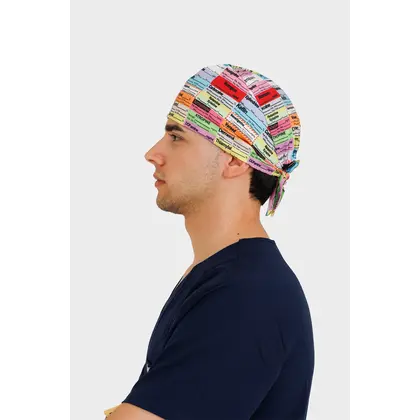 Σκουφάκι Χειρουργείου Unisex Dr. Scrub Drug Chart