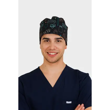Σκουφάκι Χειρουργείου Unisex Dr. Scrub Neon Med Doodles