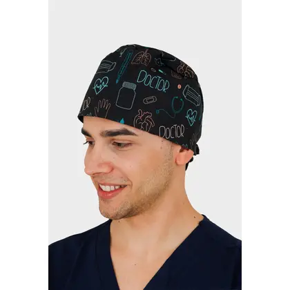 Σκουφάκι Χειρουργείου Unisex Dr. Scrub Neon Med Doodles