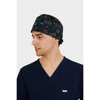 Σκουφάκι Χειρουργείου Unisex Dr. Scrub Neon Med Doodles