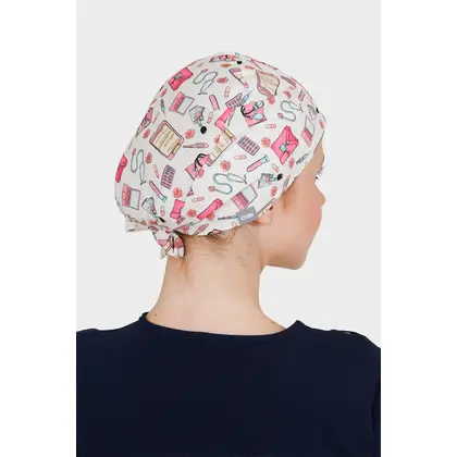 Σκουφάκι Χειρουργείου Unisex Dr. Scrub Med Tools Pink