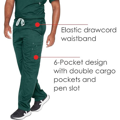 Παντελόνι Ανδρικό Υγειονομικών Barco Grey's Anatomy Preston | Hunter Green