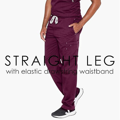 Παντελόνι Ανδρικό Υγειονομικών Barco Grey's Anatomy Preston | Wine