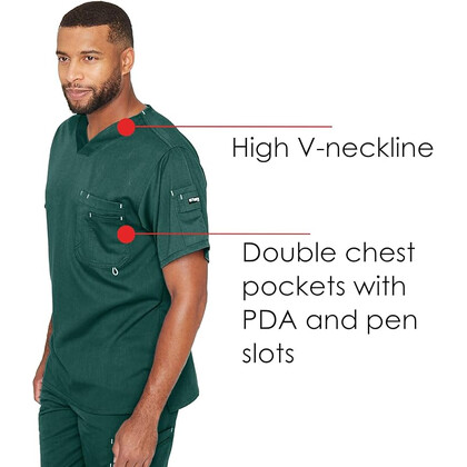 Μπλούζα Ανδρική Υγειονομικών Barco Grey's Anatomy Preston | Hunter Green