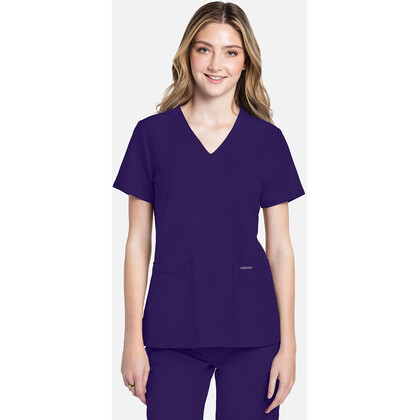 Γυναικεία Μπλούζα Cherokee Workwear Originals Ultra | V-Neck | 2 Τσέπες | Grape