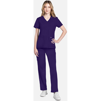 Γυναικεία Μπλούζα Cherokee Workwear Originals Ultra | V-Neck | 2 Τσέπες | Grape