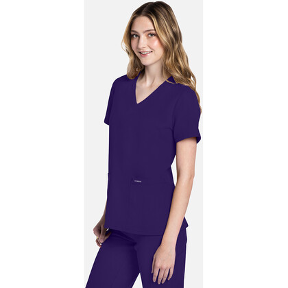 Γυναικεία Μπλούζα Cherokee Workwear Originals Ultra | V-Neck | 2 Τσέπες | Grape