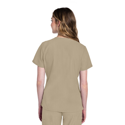 Γυναικεία Μπλούζα Cherokee Workwear Originals Ultra | V-Neck | 2 Τσέπες | Khaki