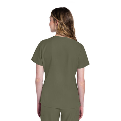 Γυναικεία Μπλούζα Cherokee Workwear Originals Ultra | V-Neck | 2 Τσέπες | Olive