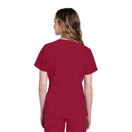 Γυναικεία Μπλούζα Cherokee Workwear Originals Ultra | V-Neck | 2 Τσέπες | Red