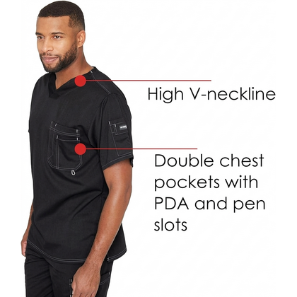 Μπλούζα Ανδρική Υγειονομικών Barco Grey's Anatomy Preston | Black