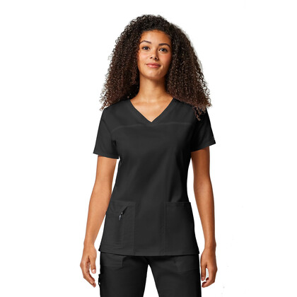 Γυναικεία Μπλούζα Cherokee Core Stretch | V-Neck | 3 Τσέπες | Black