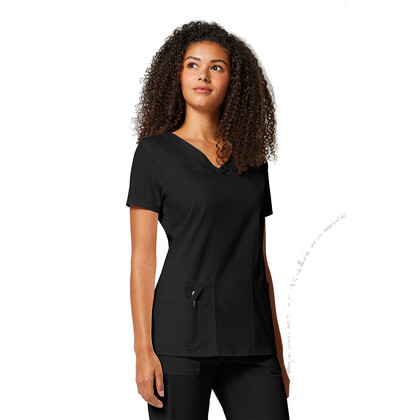 Γυναικεία Μπλούζα Cherokee Core Stretch | V-Neck | 3 Τσέπες | Black