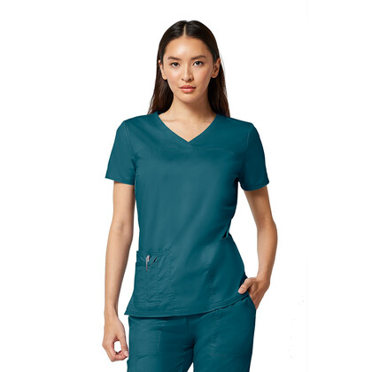 Γυναικεία Μπλούζα Cherokee Core Stretch | V-Neck | 3 Τσέπες | Caribbean