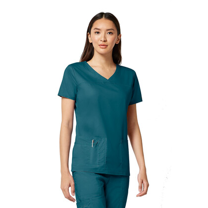 Γυναικεία Μπλούζα Cherokee Core Stretch | V-Neck | 3 Τσέπες | Caribbean