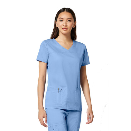 Γυναικεία Μπλούζα Cherokee Core Stretch | V-Neck | 3 Τσέπες | Ciel