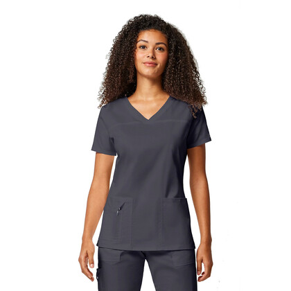 Γυναικεία Μπλούζα Cherokee Core Stretch | V-Neck | 3 Τσέπες | Pewter