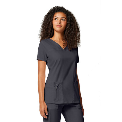 Γυναικεία Μπλούζα Cherokee Core Stretch | V-Neck | 3 Τσέπες | Pewter