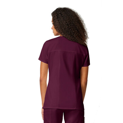 Γυναικεία Μπλούζα Cherokee Core Stretch | V-Neck | 3 Τσέπες | Wine