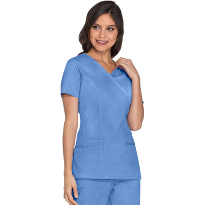 Γυναικεία Μπλούζα Cherokee Core Stretch | Mock Wrap | 3 Τσέπες | Ciel