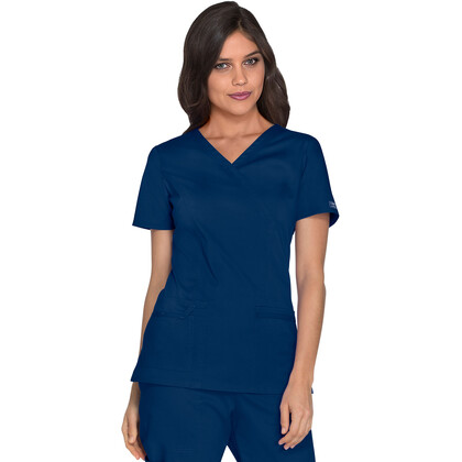 Γυναικεία Μπλούζα Cherokee Core Stretch | Mock Wrap | 3 Τσέπες | Navy