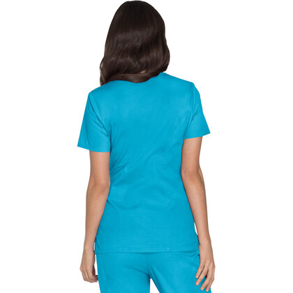 Γυναικεία Μπλούζα Cherokee Core Stretch | Mock Wrap | 3 Τσέπες | Turquoise