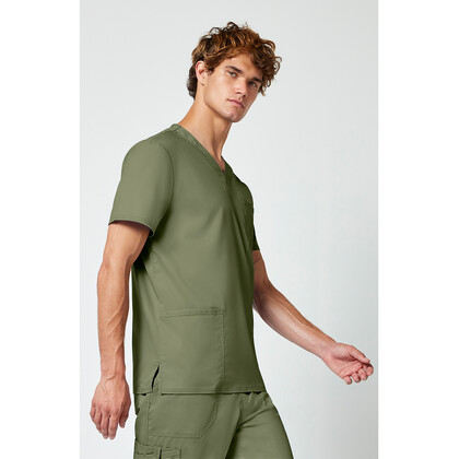 Ανδρική Μπλούζα Cherokee Revolution | V-Neck | 3 Τσέπες | Olive